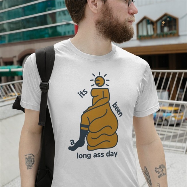 Lady Smile It's Been Long Ass Day White Shirt By Shirts That Go Hard