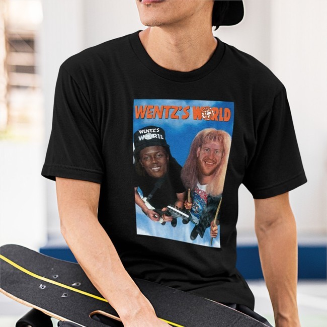 Annie Agar Wentz’S World Long Sleeve Shirt Carson Wentz Washington Commanders Wentz’S World Tee Shirt