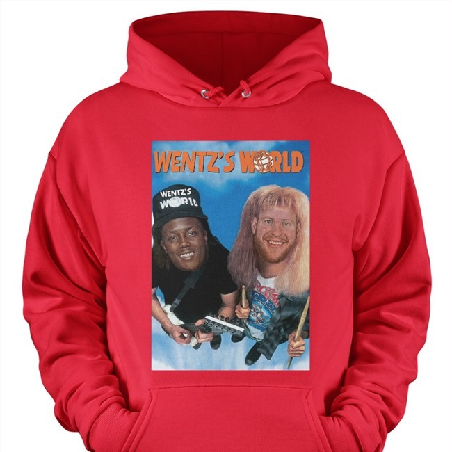 Annie Agar Wentz’S World Tee Shirt Carson Wentz Washington Commanders