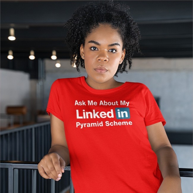 Ask Me About My Linked In Pyramid Scheme Zip Up Hooded Sweatshirt Black Quinton Reviews