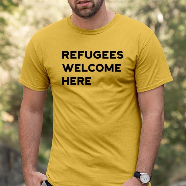 Paul Bloomer Refugees Welcome Here Shirt