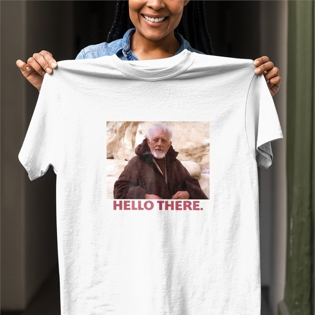 Alec Guinness Hello There Shirt Black Obi-Wan Kenobi Star Wars Culture Crave Ewan Mcgregor