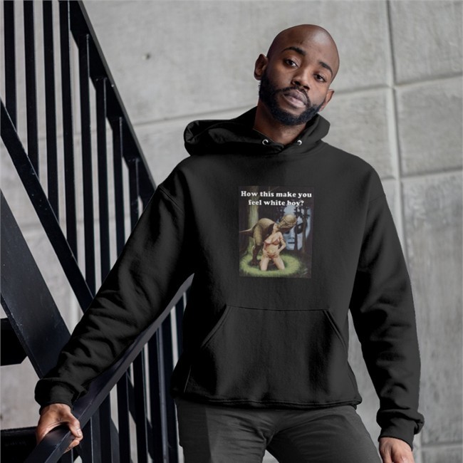 Darkmeme How This Make You Feel White Boy Crewneck Sweatshirt