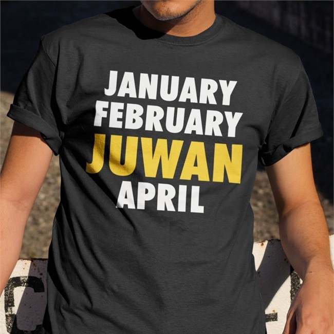 January February Juwan April Tee