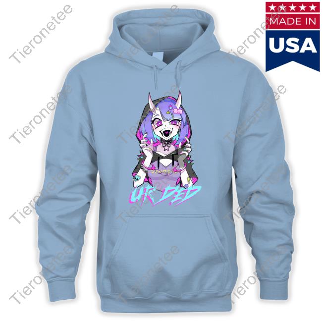 Fake Nerd Merch Ur Ded Hooded Sweatshirt