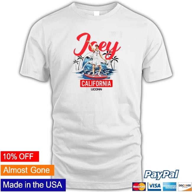 Joey California UConn Huskies T-Shirt