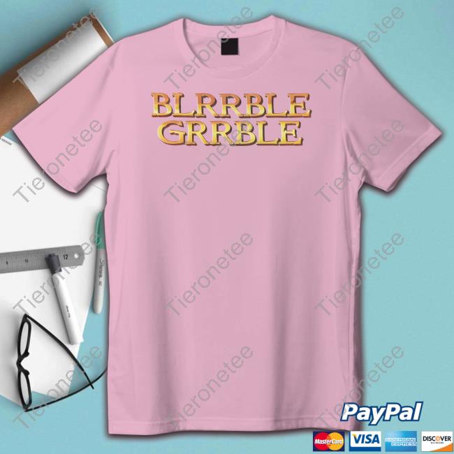Tales From The Stinky Dragon Merch Blrrble Grrble Hooded Sweatshirt