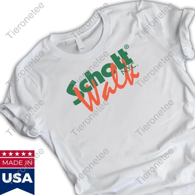 Official Schott Nyc Walk The Beige Paris New York Shirt Tee
