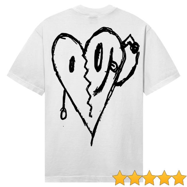 Xxx Tentacion Broken Heart Black T Shirt | Xxxtentacion Official Merch Store Shop