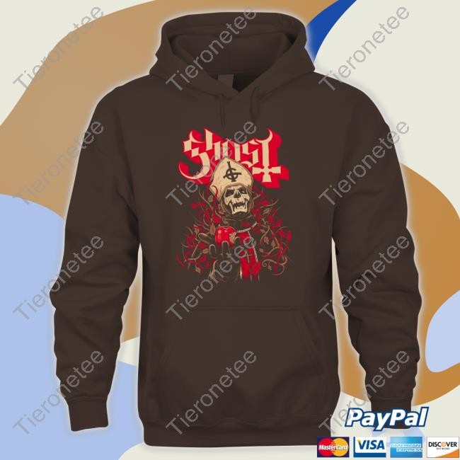 Ghost Official Store Merch Mattias Ghost Papa 1 Genesis Hoodies Papa Emeritus IV