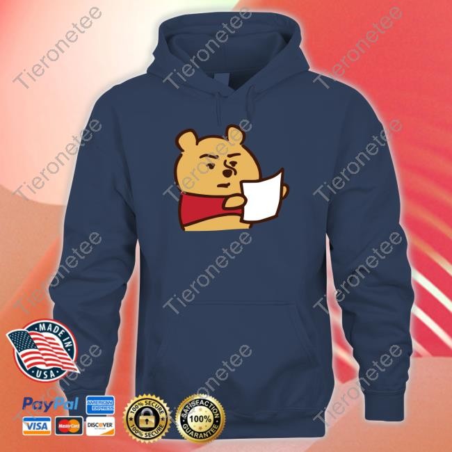 Us Shopping Sos Merch D-Made Kanahei Winnie The Pooh Reading Hoodies