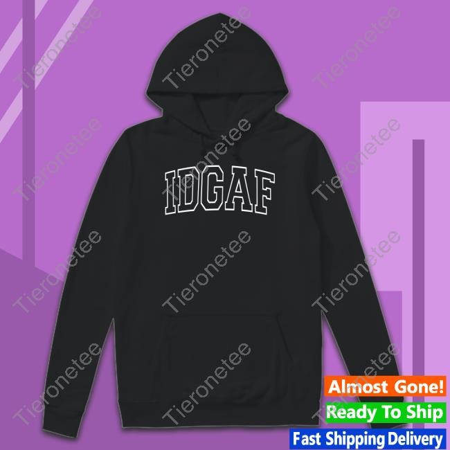 Sadie Crowell Merch Idgaf Black Long Sleeve T Shirt