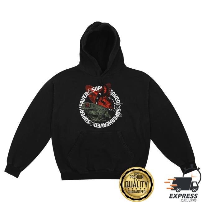 Superheaven Frog Fly Black Hoody Superheaven Merch Store Official