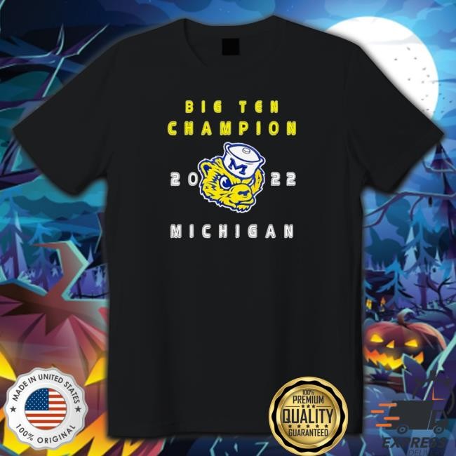 Official Michigan Wolverines Big ten Champions 2022 Michigan Tee Shirt