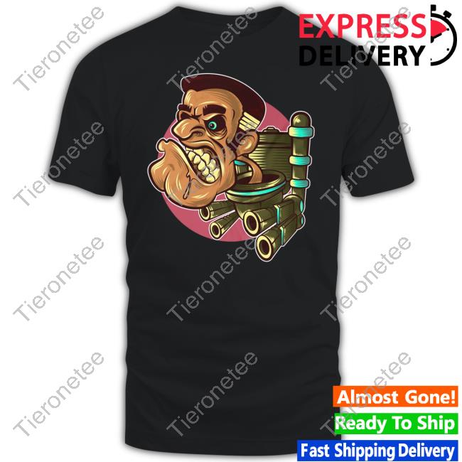 Skibidi Toilet Mean Muggin' Long Sleeved T Shirt