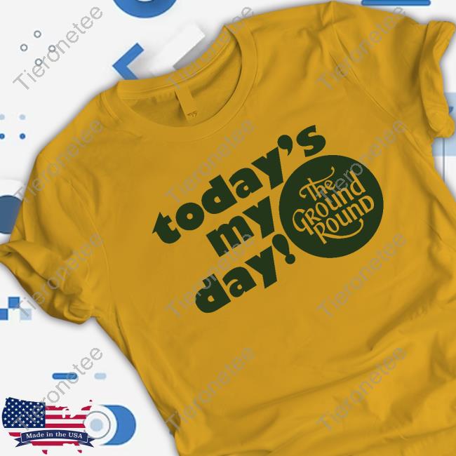 70S 80S Vintage The Ground Round Today's My Day Restaurant Food Promo T-Shirt