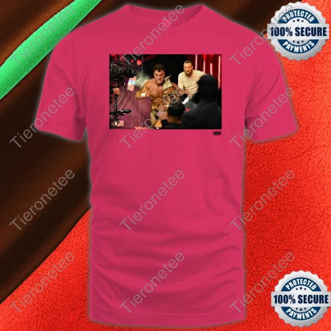 Aew All Elite Wrestling MJF Vs Bryan Danielson Running Scared Tee Shirt