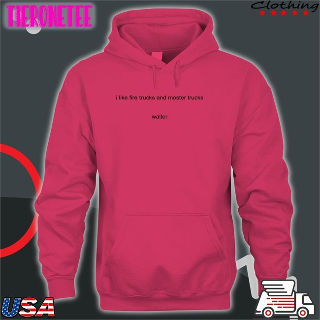 Sport Grey Youngpeopleyoutube I Like Fire Trucks And Moster Trucks Walter T Shirt