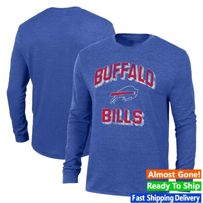 Buffalo Bills Champion Red Tri-Blend Season Merch