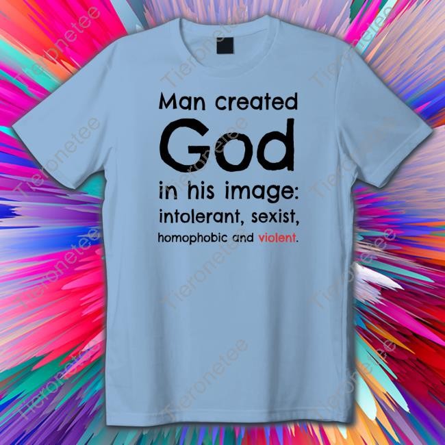 Man Created God In His Image Long Sleeve Tee