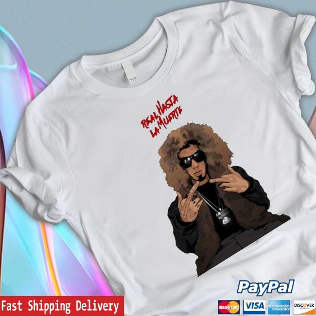 Official Real Hasta La Muerte Cartoon Art Anuel Aa Long Sleeve T Shirt