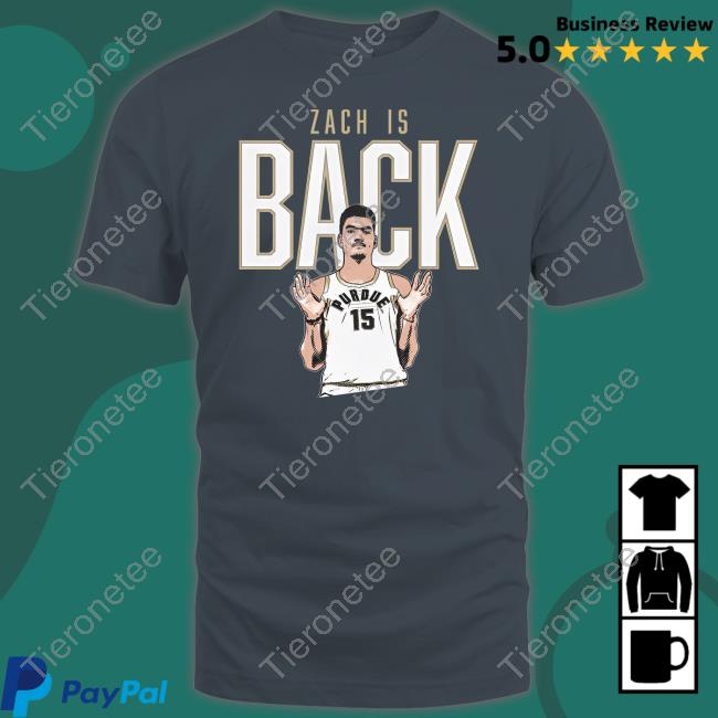 Zach Is Back Hoodie Zach Is Back Tee