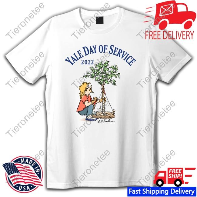 Yale Day Of Service Edition Limited Long Sleeve Tee White