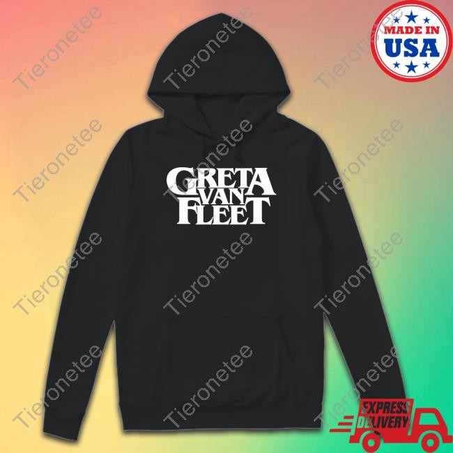 Greta Van Fleet Merch Store Greta Van Fleet Logo Shirt Hooded Sweatshirt