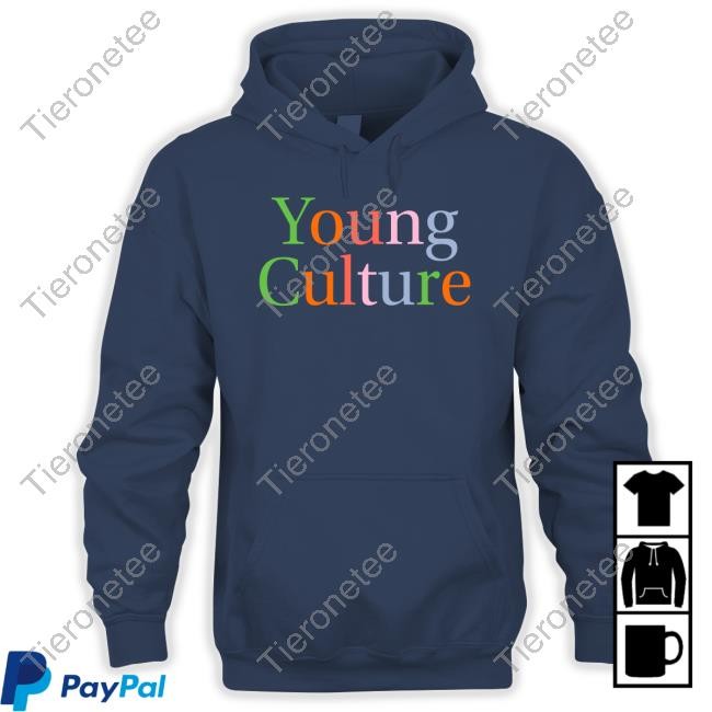 Official Young Culture Raibow Hoodie T Shirt