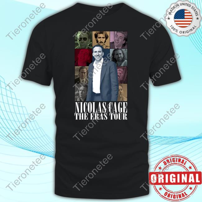 Shitheadsteve Merch Nicolas Cage The Eras Tour Hoodie