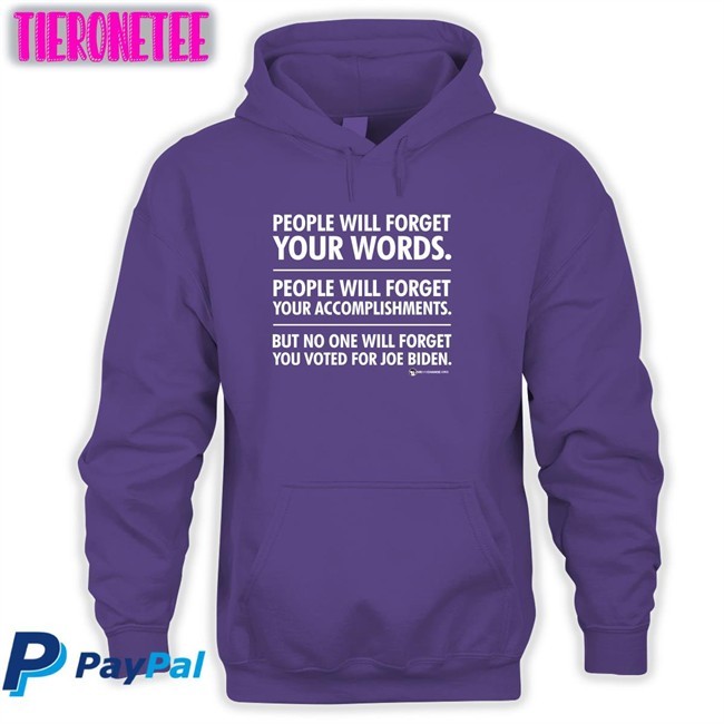 People Will Forget Your Words Hoodie