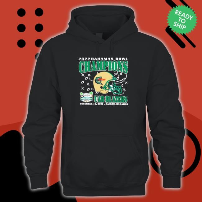 UAB Blazers Champions December 16th 2022 Bahamas Bowl Nassau Tee Shirts