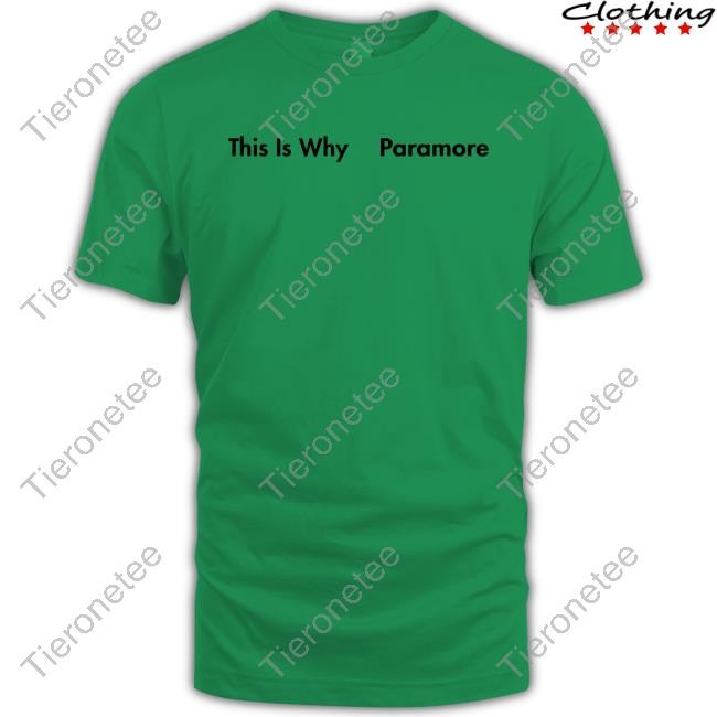 This Is Why Paramore Shirts Paramore Merch