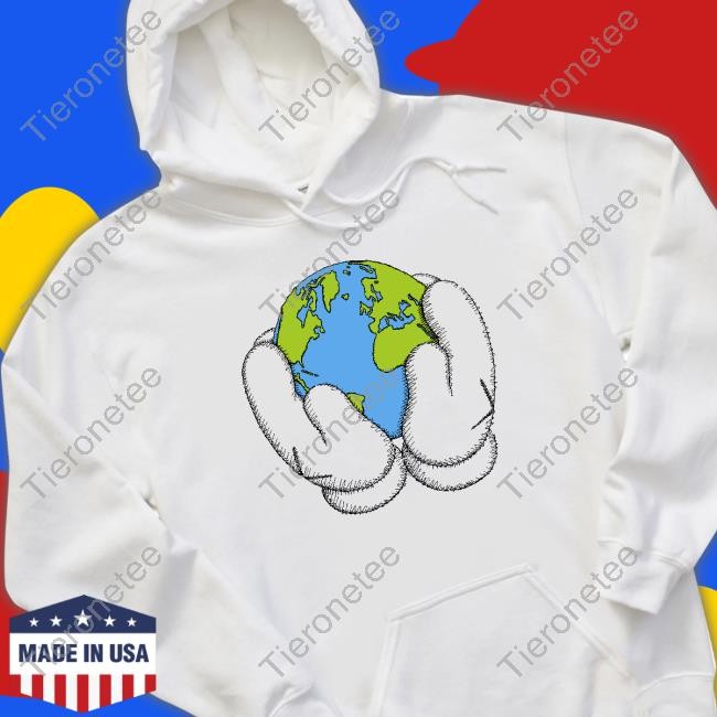 Kaws And Uniqlo Merch Peace For All Sweatshirt Solelinks