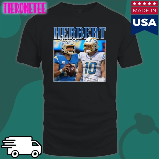 Los Angeles Chargers Justin Herbert Vintage 90S Crewneck Sweatshirt Chargers Memes