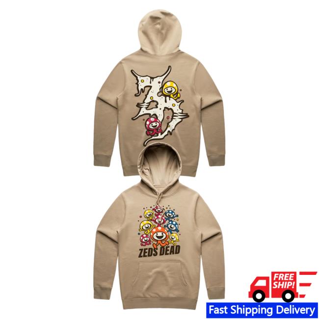 Official Zeds Dead Merch Zeds Dead - Keep Your Caps On - Sand Attractive Hoodie ZedsDead