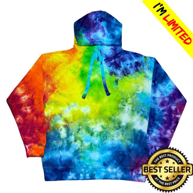 Official The Tie Dye Company Roygbiv Rainbow Cloud Tie Dye Crew neck