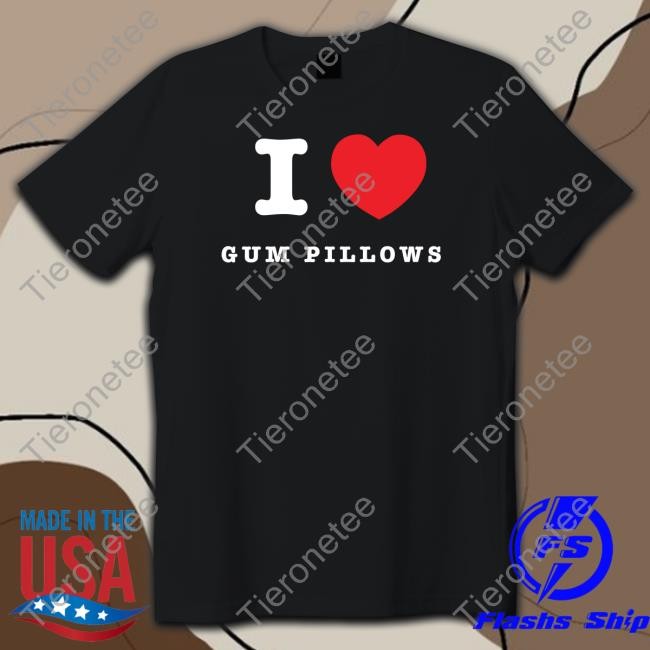 Andy 222 Merch I Heart Gum Pillows Crewneck Sweatshirt