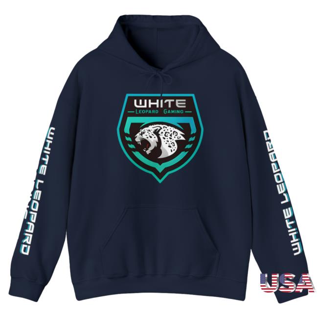 Navy Leopard Gaming Crewneck Sweatshirt Navy