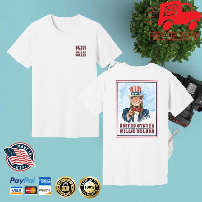 United States Of Willie Nelson T-Shirt - Willie Nelson Merch Shop Willienelson