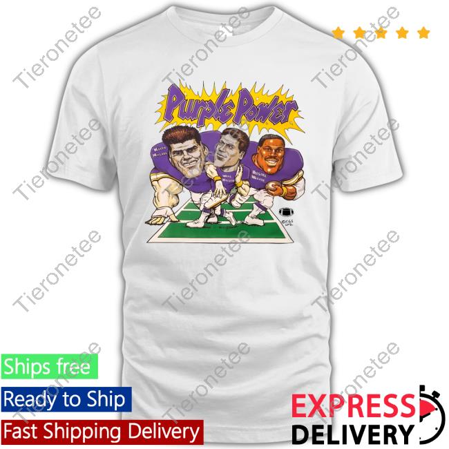 Vikings Football Purple Power T-Shirt