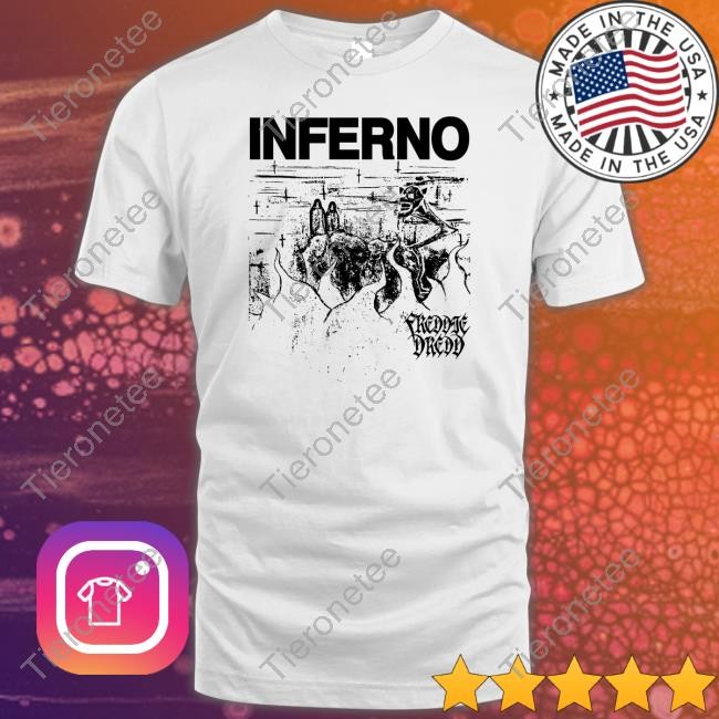 Freddie Dredd Merch Freddie Dredd Inferno White Shirts