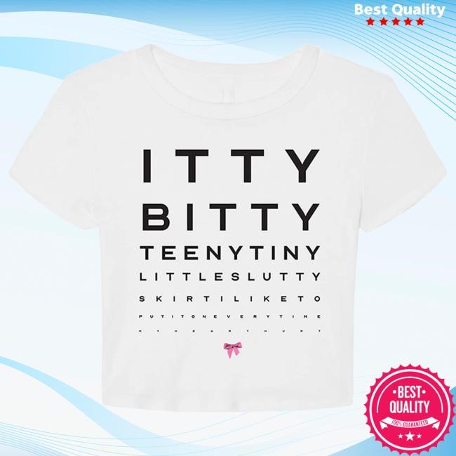 Unique Itty Bitty Eye Test Baby Tee Ashnikko