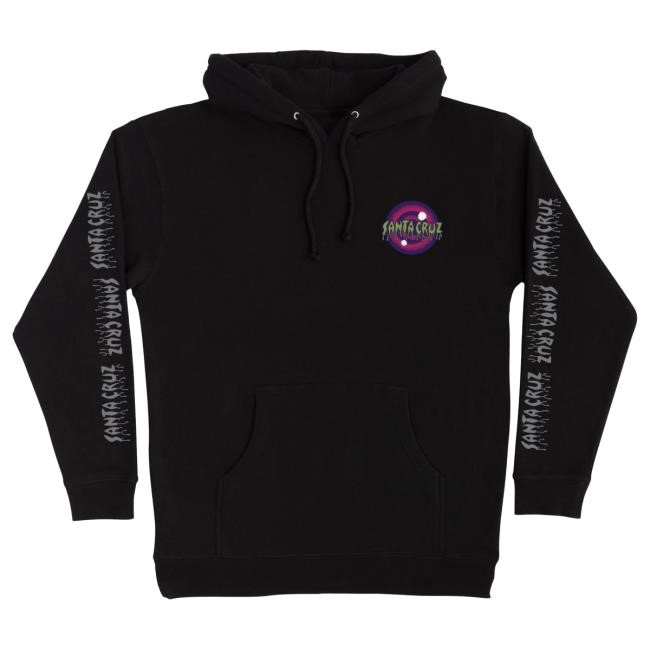 Black Roskopp Iris Santa Cruz Hoodie Skate Street Hot Fan Season