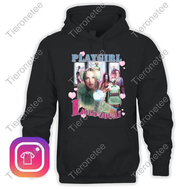 Lolo Zouai Merch Playgirl Lolo Zouaï Rap Tee Shirt