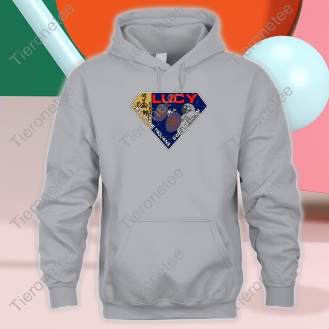 Lucy First To The Trojans Swri Nasa Lm Shirt Funny