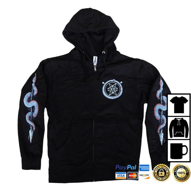 Whitechapel Merch Serpentine Altar Black Zip-Up