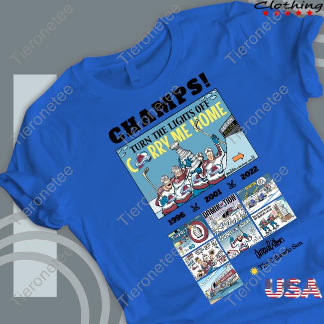 Drew Litton's Avalanche Tribute T-Shirt The Colorado Sun