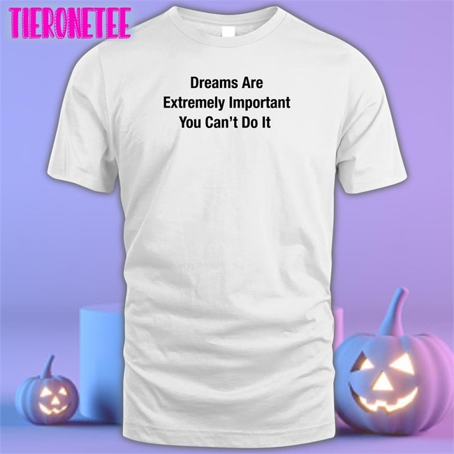 Dreams Are Extremely Important You Can't Do It Sweatshirt Poorly Translated Shirts Translatedtees