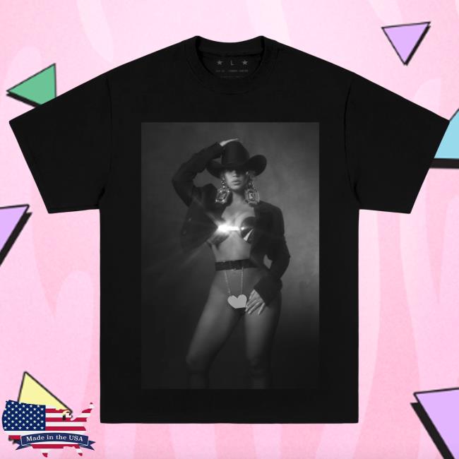Official Beyonce Merch Store Cowboy Carter Limited Edition Cover (Black Attractive Shirt) Beyonce Apparel Clothing Shop Beyoncé